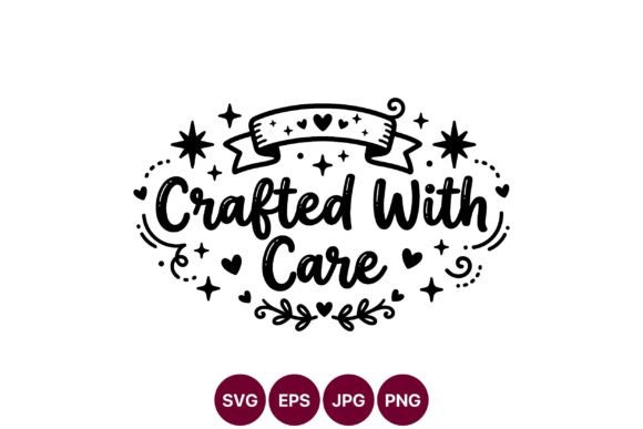 Crafted with Care SVG Design: Illustrations & Graphics for Local Brands