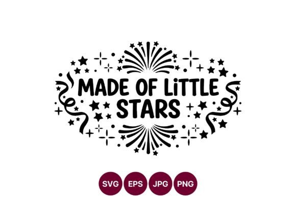 Made of Little Stars: Vector Graphics & Illustrations