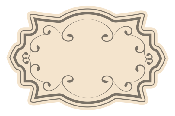 Wedding Label Design. Craft Paper Decora: Graphics & Illustrations